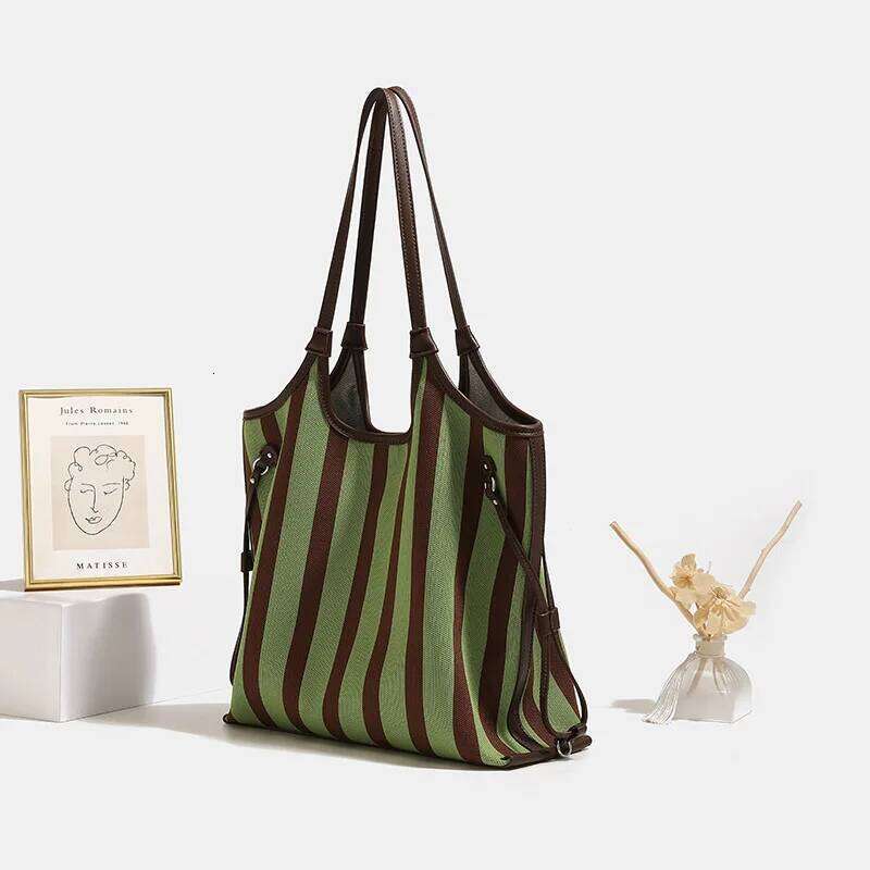 SEMALAYA Trend Niche Fashion Canvas Women 2025 New Underarm With Large Capacity Commuter Tote Bag