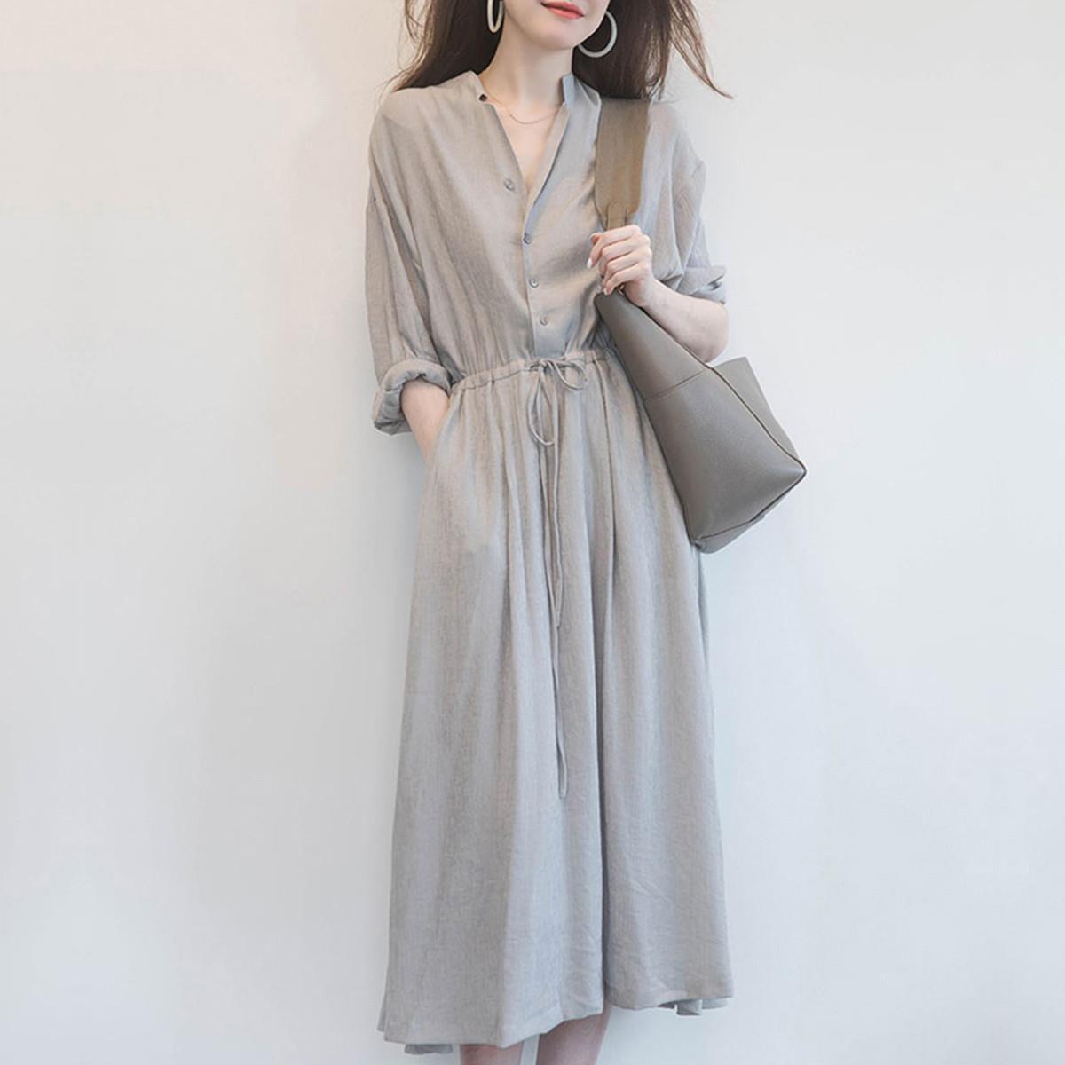 DR85 Summer Long Dress Slimming Elegant Dress