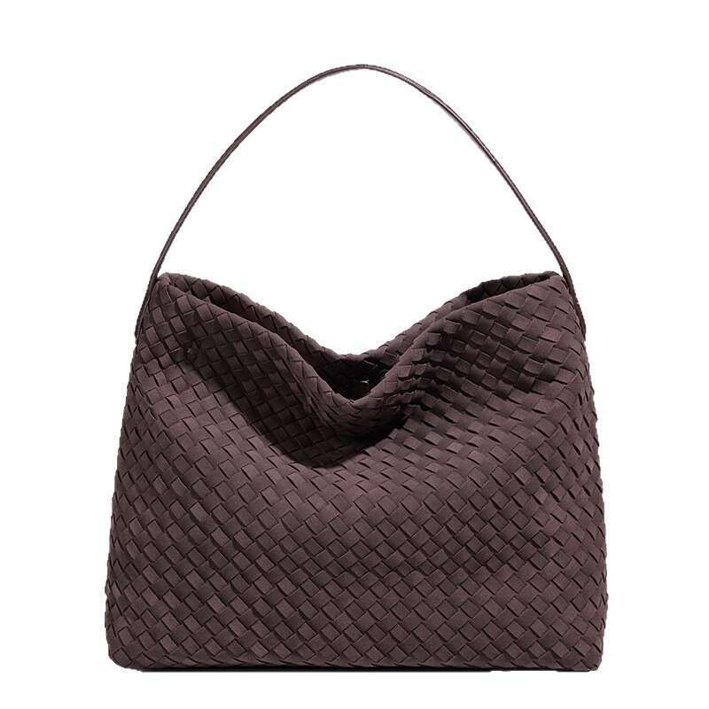 Designer Large Capacity Matte Underarm Bucket Versatile Shoulder Crossbody Commuter Bag for Women Fashionable Textured Handbag 1100368158