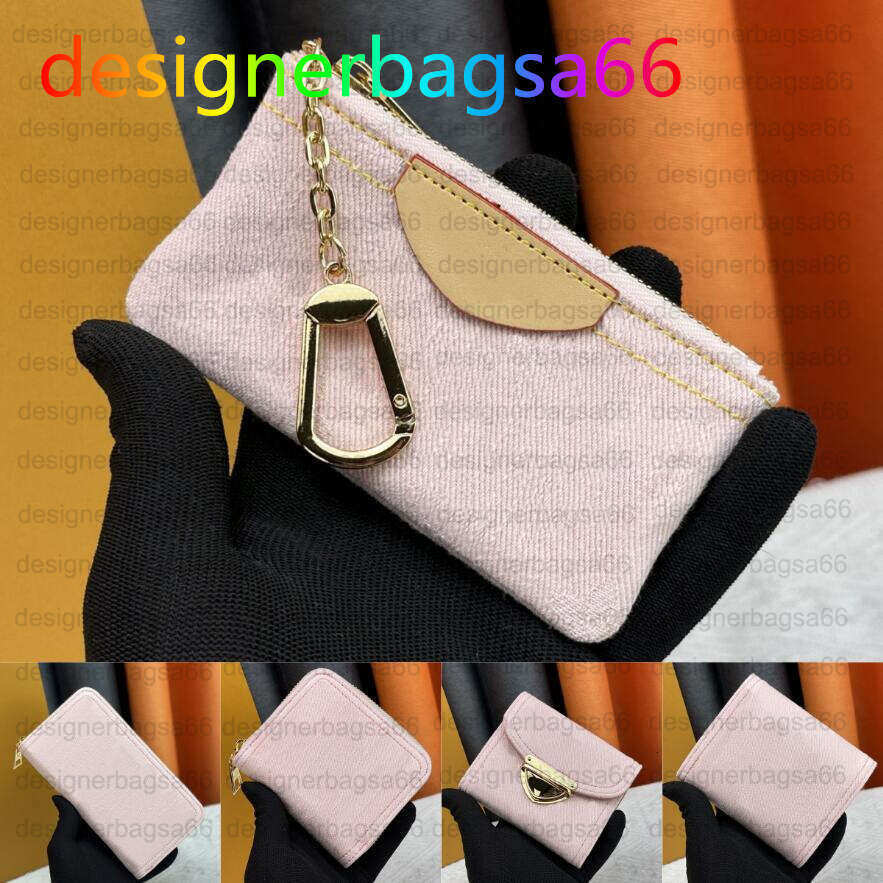 Pink Denim Wallet Designer Wallet Men's Women's Zipper Wallet Mini purse designer bag Card Holder Coin Wallets Key Holder Cards Holder Long Wallet short purses