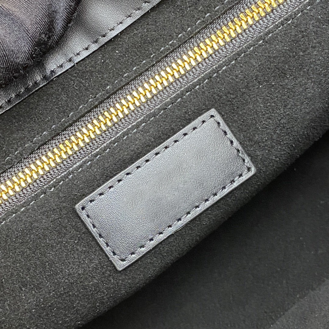 Designer Bag Shoulder Bag Luxury Handbag Purse Tote Bag Minimalist Luxury Women's Crossbody Bag High-Quality Suede Crescent Bag Black Large Capac