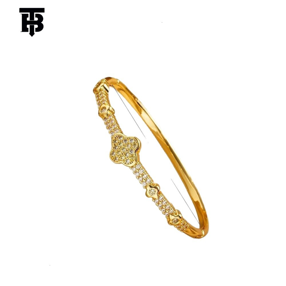 TB BHULAMTE Designer Ladies' New All-diamond Ultra-bright Petal Women's Bracelet Niche Fashionable And Sexy Outdoor Bracelet Wholesale