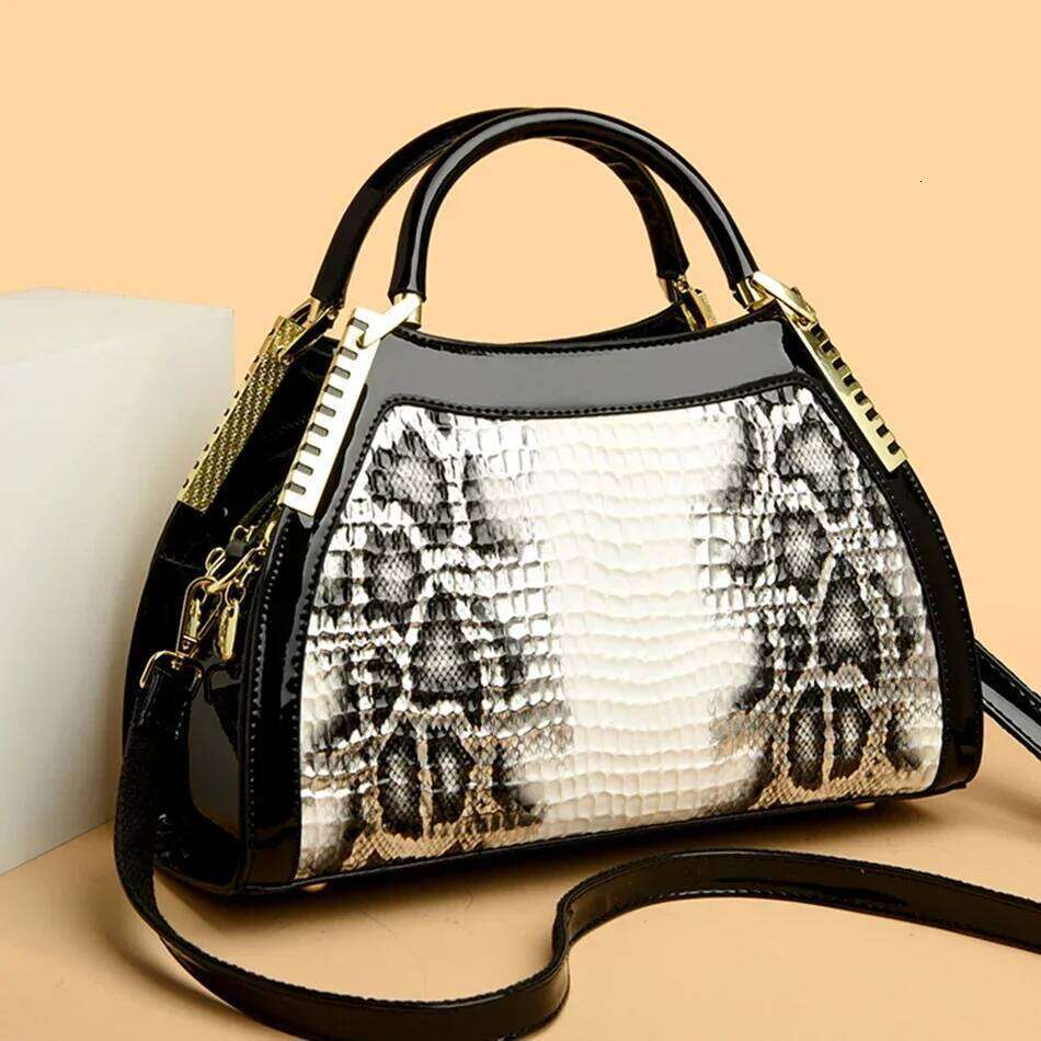 2024 High Quality Brand Designer Leather Crossbody Bags For Women Serpentine Shoulder Tote Bag Ladies Purses And Handbags