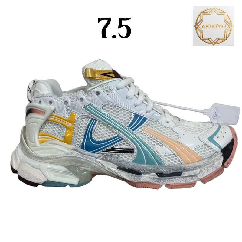 AKIKIYU Designer Casual Shoes Runner 7.0 7.5 Track 3.0 Men Women Paris Triple White Black Pink Grey Beige Sneakers Gomma Leather Nylon Printed Platfor