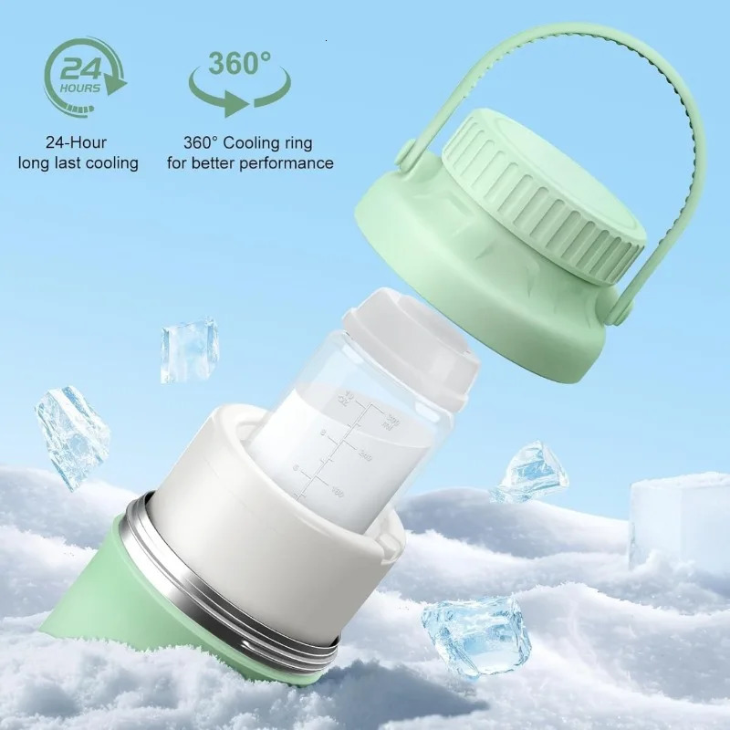 Portable Breast Milk Cooler Bottle Breastmilk Chiller for Travel Cooling Keeps Fresh Breastfeeding Storage 250903