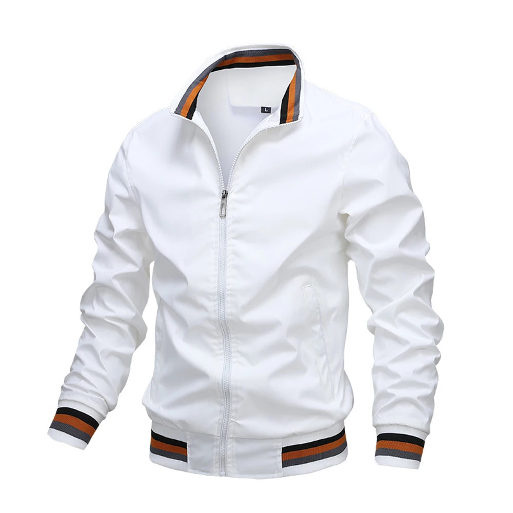 Spring Summer Bomber Jacket Men Black Casual Slim Fit Baseball Mens Jackets Autumn Fashion High Quality for 250903