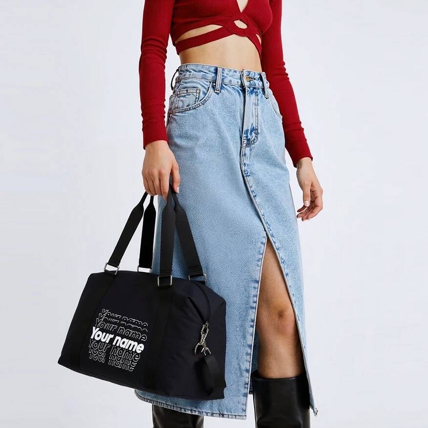 Luxury Handbag Customizable Letters Tote Bag, Large Capacity Women's Handbag, Versatile And Fashionable Multifunctional Leisure Travel Bag Handba