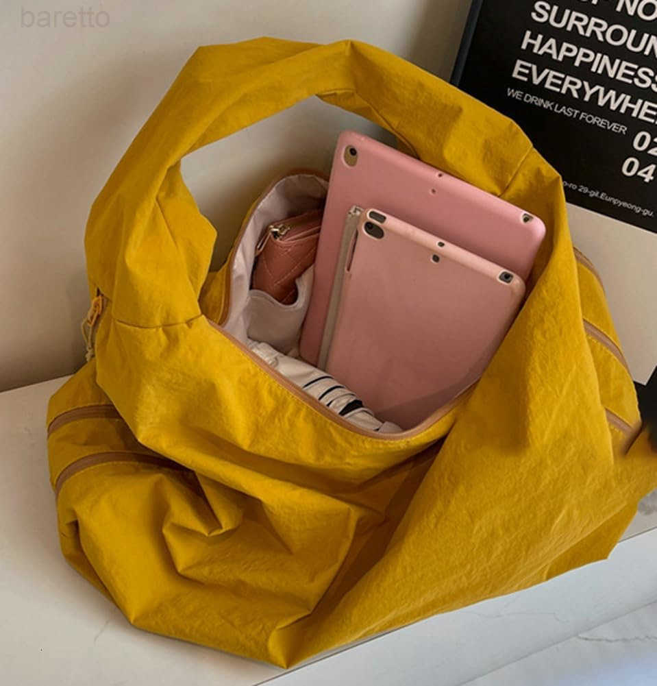 Nylon Hobo Bag Women Underarm Shoulder Bag Crescent Crossbody Purses Trendy Large Travel Beach Tote Handbag M250903