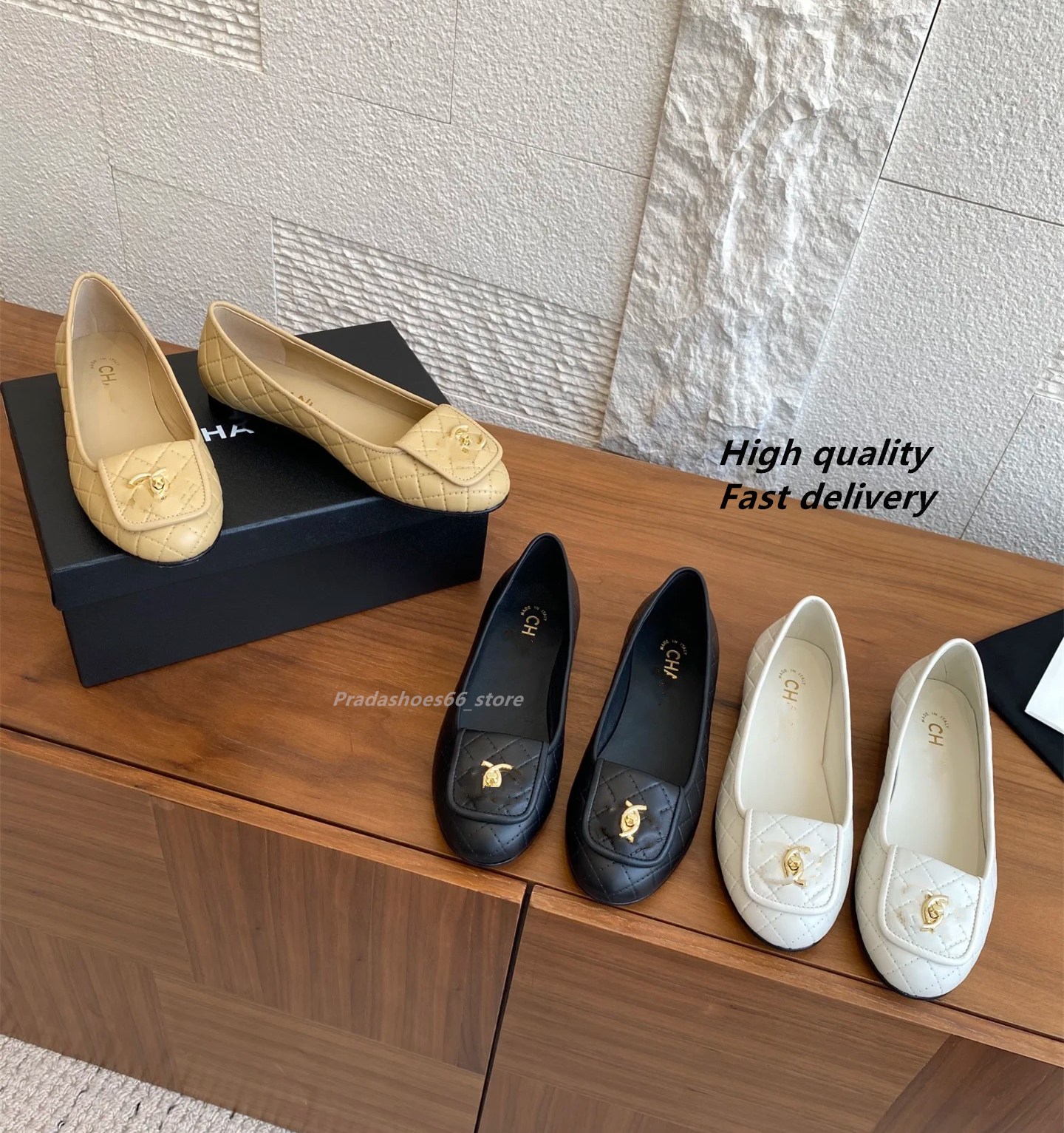 2025 designer Ballet Flats Shoes Women Camellia Quilted Shoe cc Genuine Leather Slip on Ballerina Round Toe Ladies Luxury brands Shoes De Mujer chan Shoes Yvess