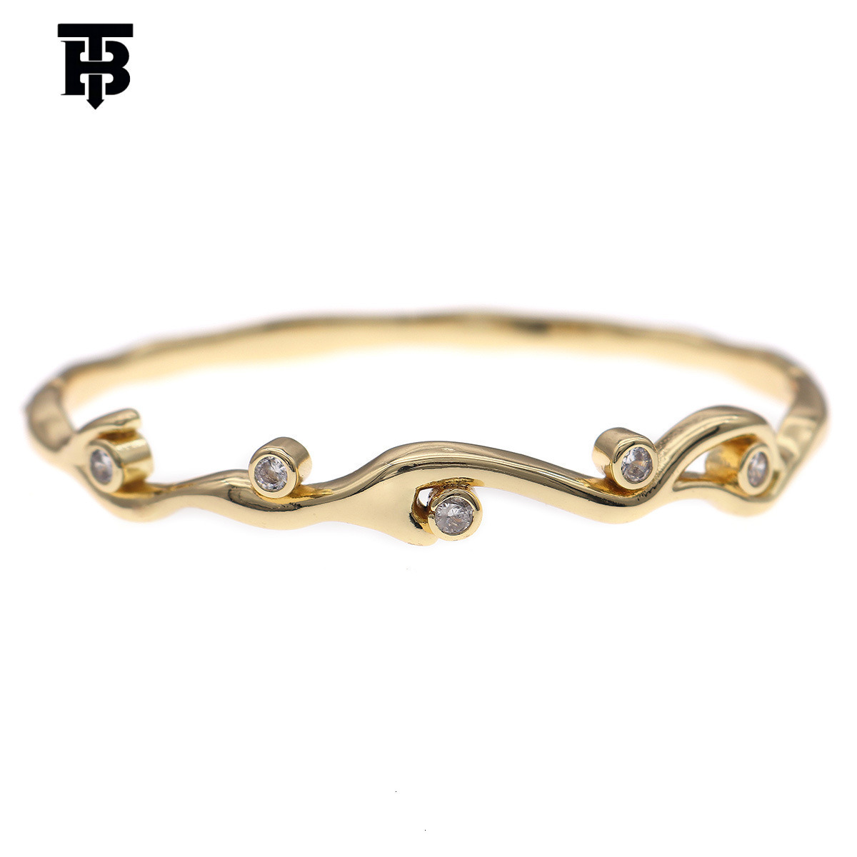 TB BHULAMTE Designer Women's Fashion Buckle Bracelet Micro-inlaid Full Diamond Design Sense Women's Wristband Popular And Best-selling Niche