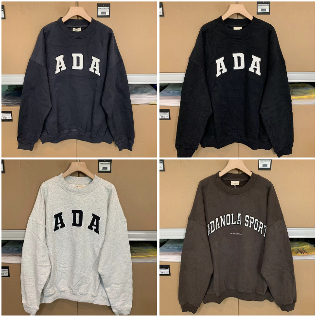 Adanola hoodie Relaxed fit Sport Laidback with Designer pullover women clothes Sportswears Round neck letter printed long sleeved Fashion T-shirt sweatpants