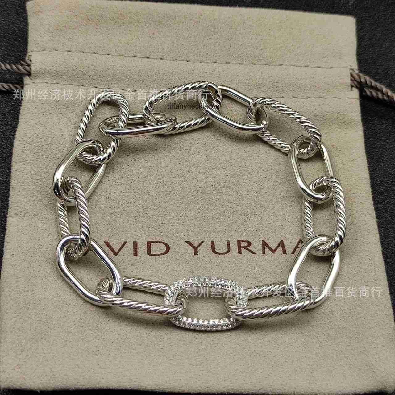 designer luxury jewelry for men women gold silver woman chain diamond bracelet trendy twisted bangle db105 david yurnman yermans yurman