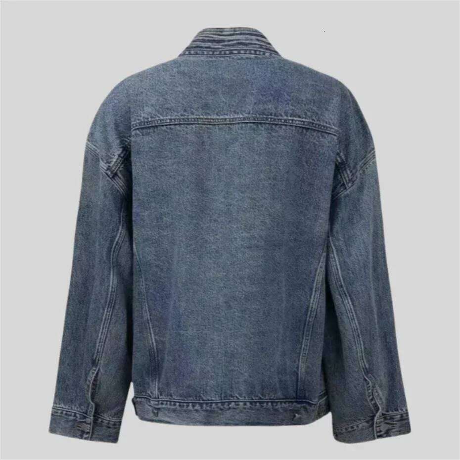 hoodie hoodie Chinese Style Denim Jackets Men Asymmetrical Lace-up Loose Jacket Cotton Autumn Vintage Outwear Plus Size Blue Couple Coat jacket jacket