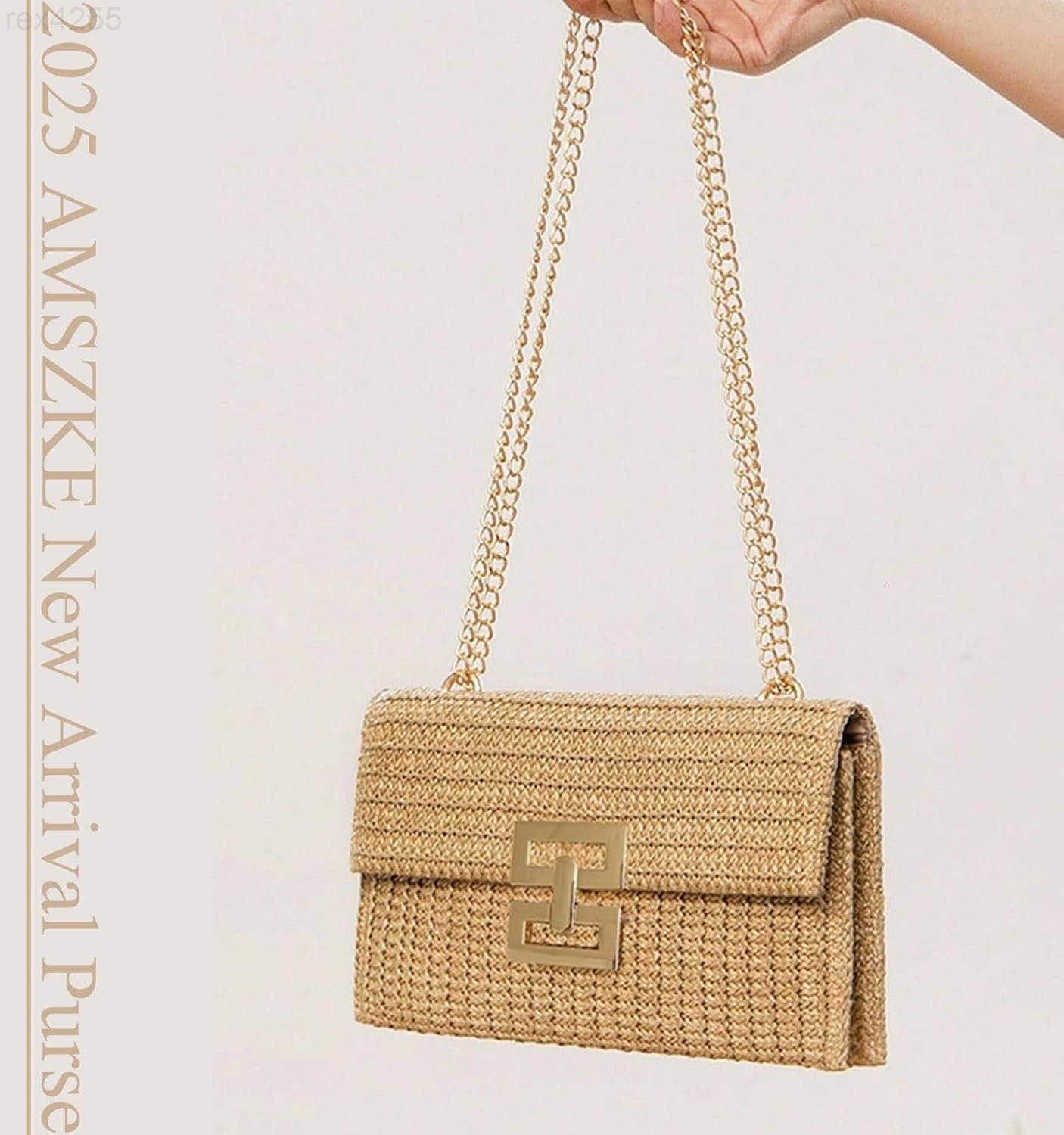 Straw Purse for Women Beach Bag Summer Woven Clutch Purses Cloud Crossbody Shoulder Bags Spring Handbag 2025W250903