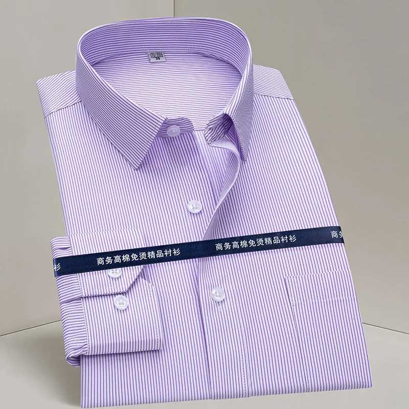 New Men Shirt Long Sleeve Solid Basic Formal Dress Shirts Comfortable Business Social Standardfit Easycare Office White Shirt X250903