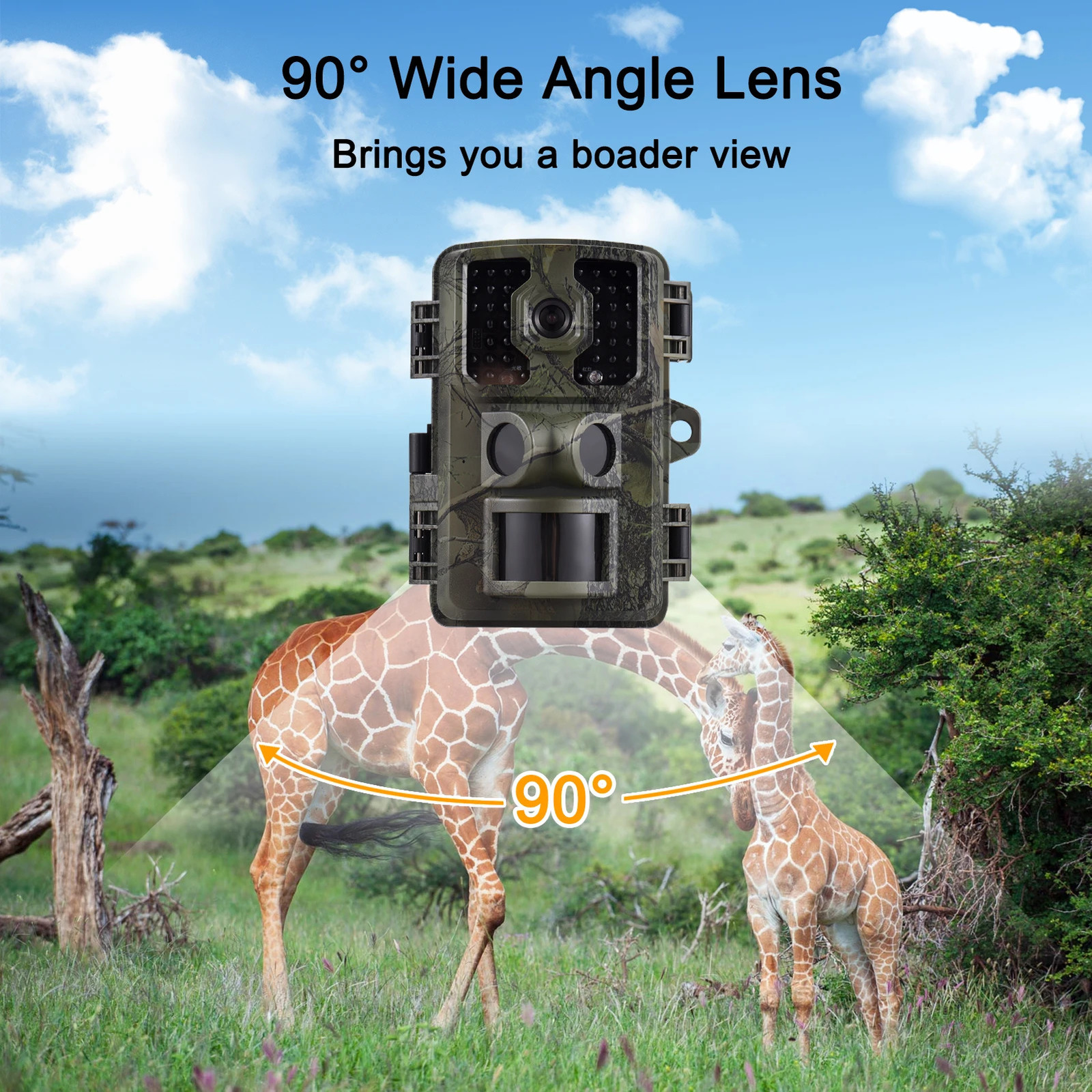4K Trail Camera 16MP Wildlife Scouting Tracking with 20 Inch TFT Color Screen PIR Sensors 05s Trigger Time 250902