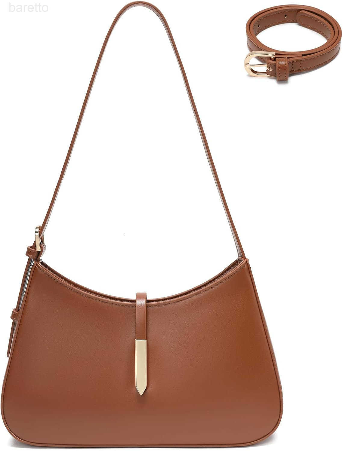 Fashion Shoulder Bag for Women Vegan Leather Adjustable Handbags Hobo Bag Purses with Long Strap M250903