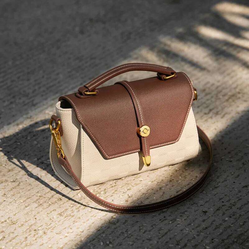 Women's 2025 New Light Handbag Qixi Gift Leather Crossbody Women's Bag
