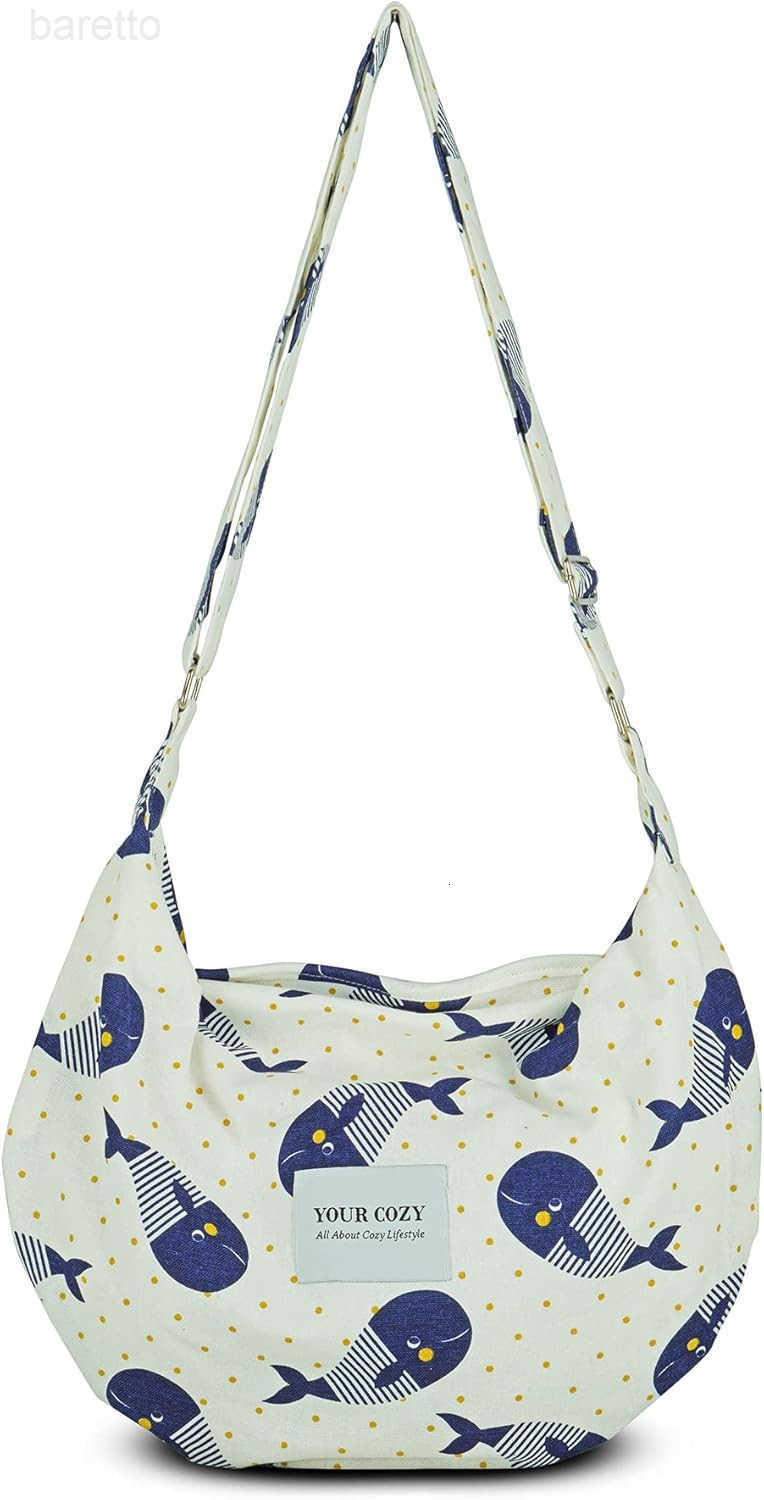 Crescent Crossbody Bag for Women Boho Sling Purse with Zipper Lightweight Hobo Messenger Shoulder Bag M250903