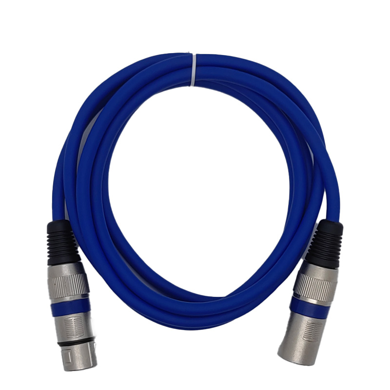 Multi-colored Seven-pin Cannon Head Cable for Microphones - Professional Audio Interface with XLR Connection