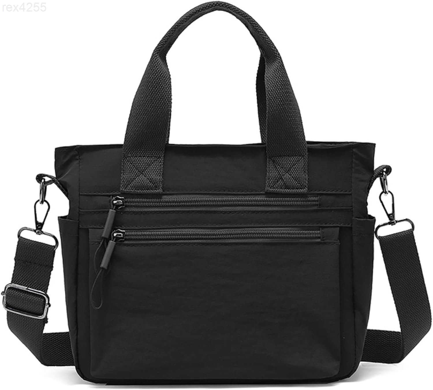 Small Nylon Tote Bag for Women Lightweight Crossbody Tote Handbag with Long Strap for Daily Work College TravelW250903