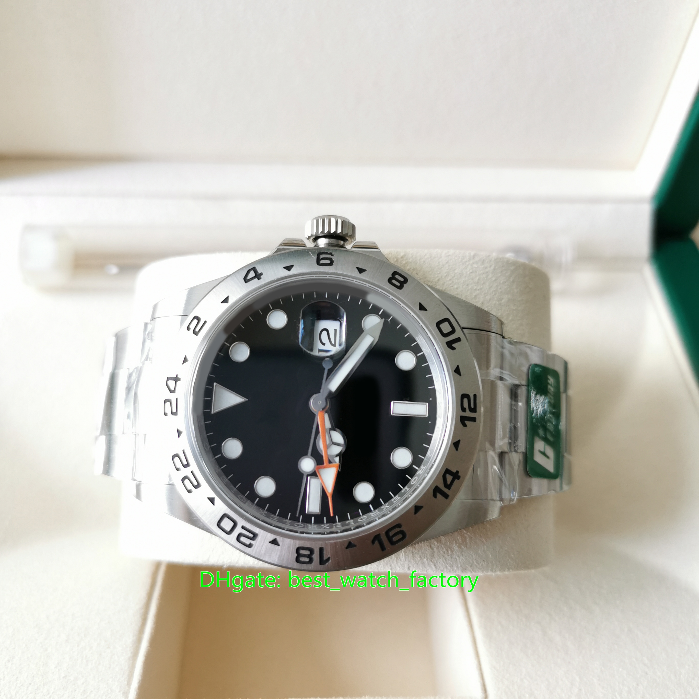 C+ Factory Mens Watch Super Quality 42mm 216570 GMT 904L Steel LumiNova Sapphire Watches Power Reserve CAL.3285 Movement Mechanical Automatic Men'