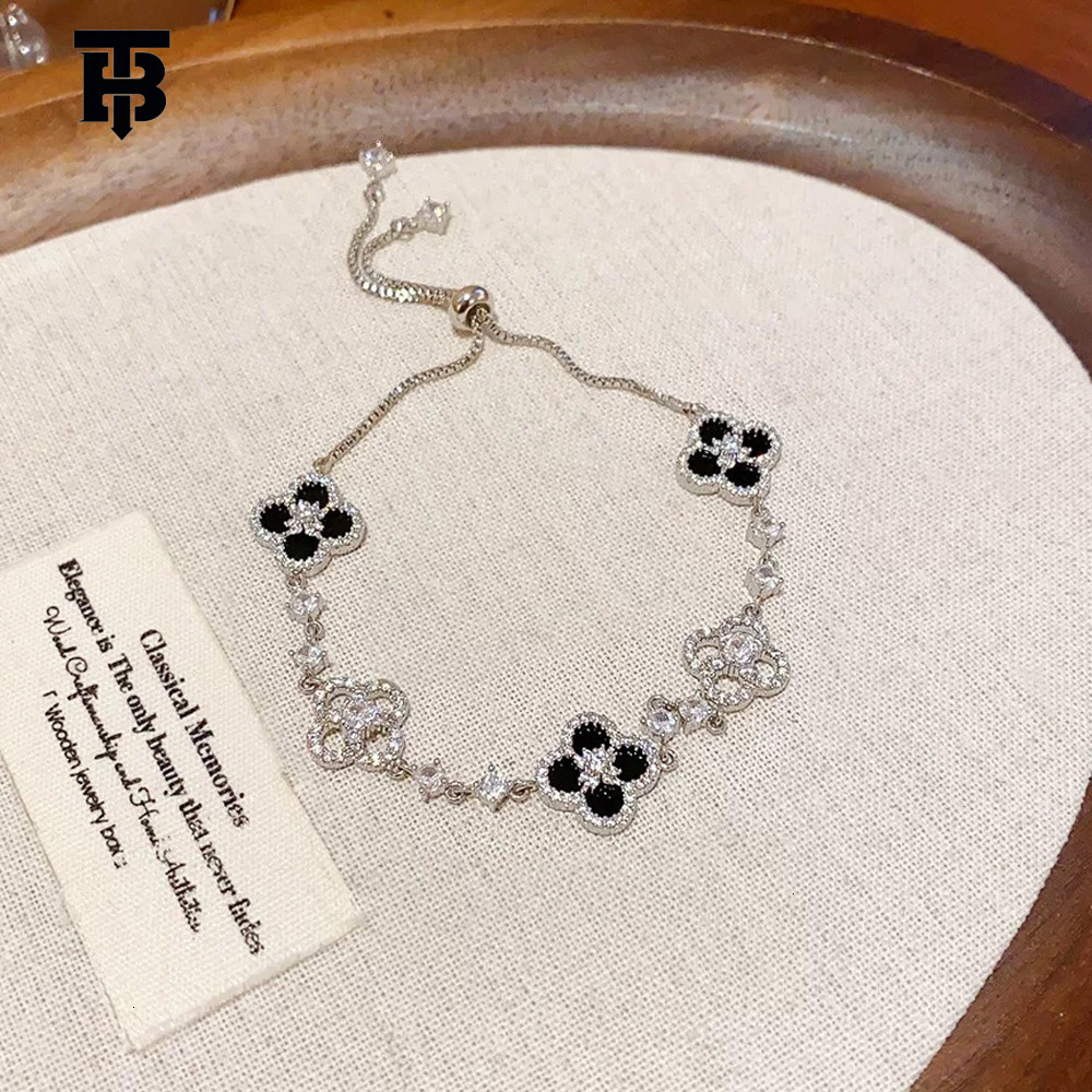 TB BHULAMTE For Women Offers Light Luxury High-end Fashionable Multi-purpose Daily Commuting Zircon Bracelet With A Simple And Niche Design Sense Z260