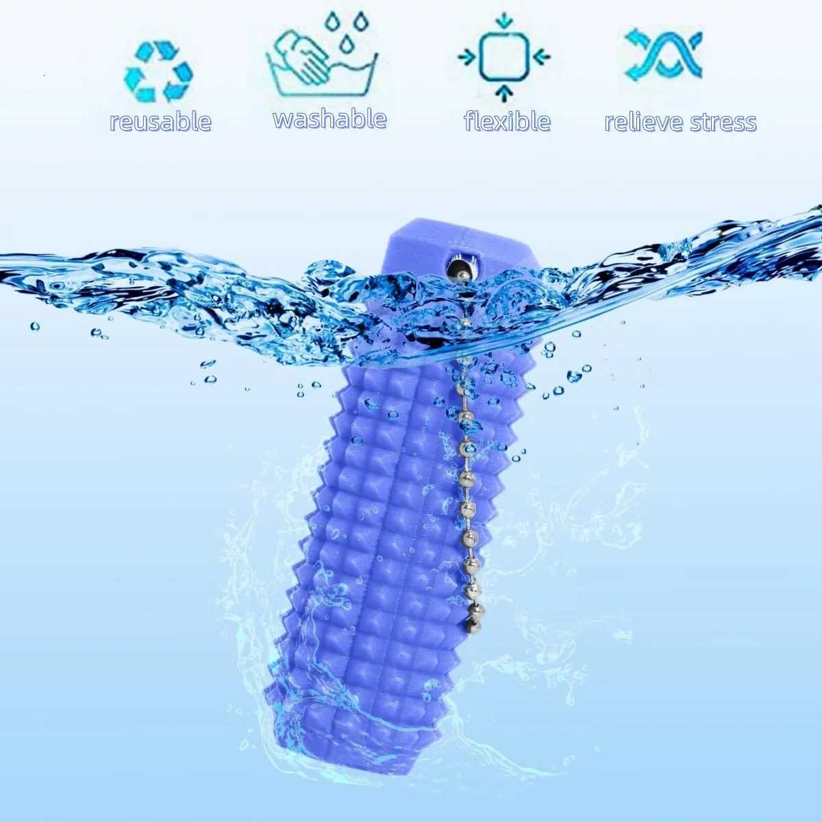 Pain Stim Fidget Toys Reduce Stress Roller for Adults Spiky Fidget Keychain for Anxiety Sensory Toys Novelty Gifts for Friends W250903