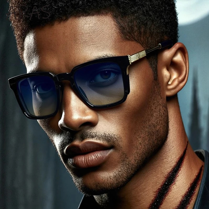 Polarized Classic Square Sunglasses Men 2025 Steampunk Driving Sun Glasses For Male Vintage Eyewear UV400 Shades 250903