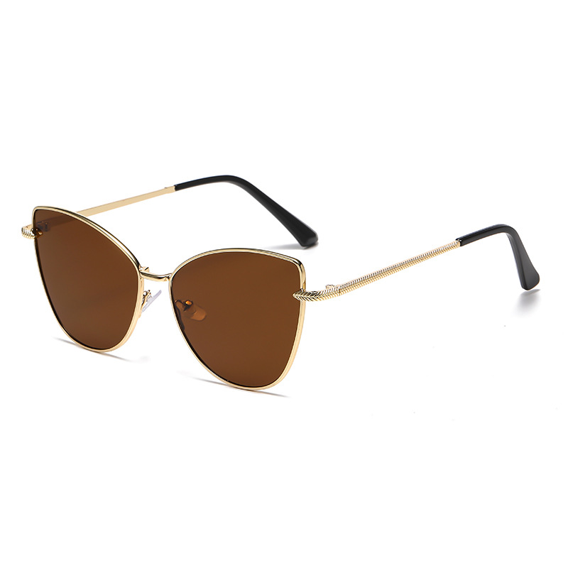 New Elegant Versatile Butterfly shaped Cat eye Sunglasses for Women Stylish Metal framed European and American inspired Sunwear