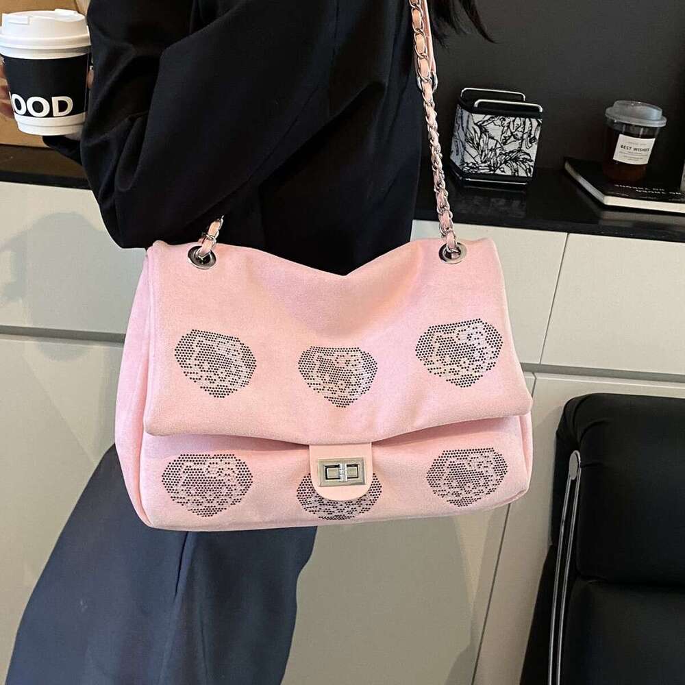 DHpet_wholesale 2025 Women's Matte Messenger Bag - Large Capacity Crossbody Purse with Chain Strap, College Student Commute Bag for Daily Use