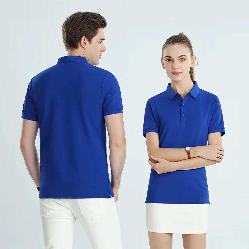 100% Cotton Clothing OEM Logo Embroidery Business Golf Club Group Short Sleeve Men's Polo Shirt