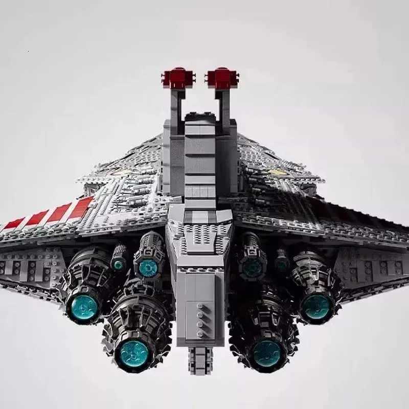 In Stock UCS Biggest Venator Class Republic Attacks Cruiser Building Set Blocks Bricks Construction Toys For Adult Birthday GiftXJ250903