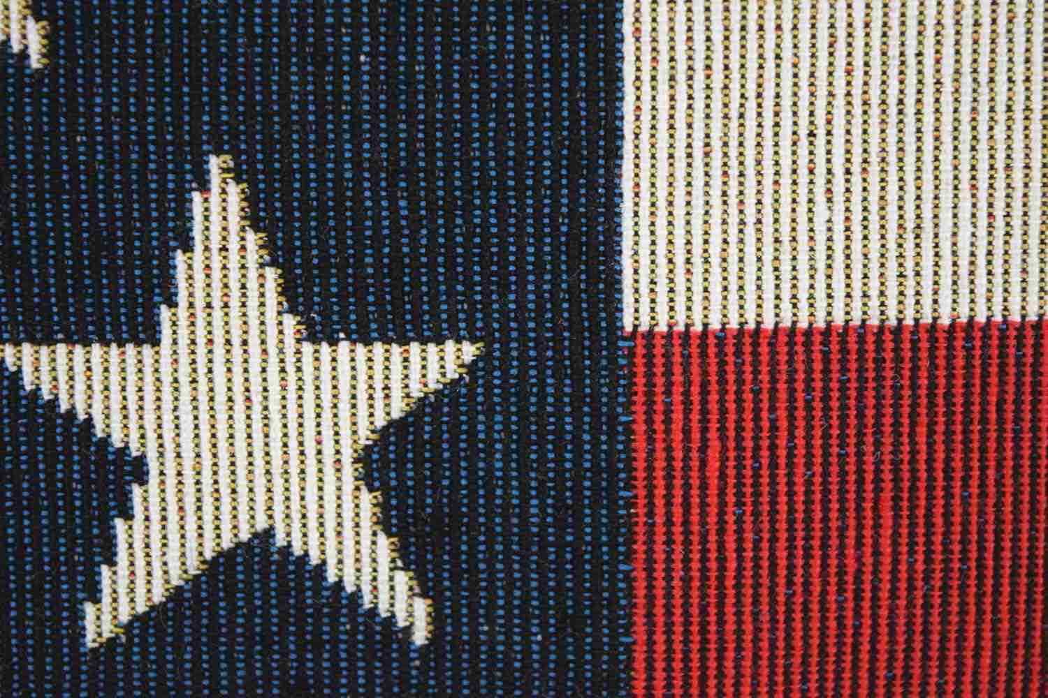 Flag Embroidered Tote Bag Stars and Stripes Beach Bag Rope Handles Shoulder Bag Women PurseW250903