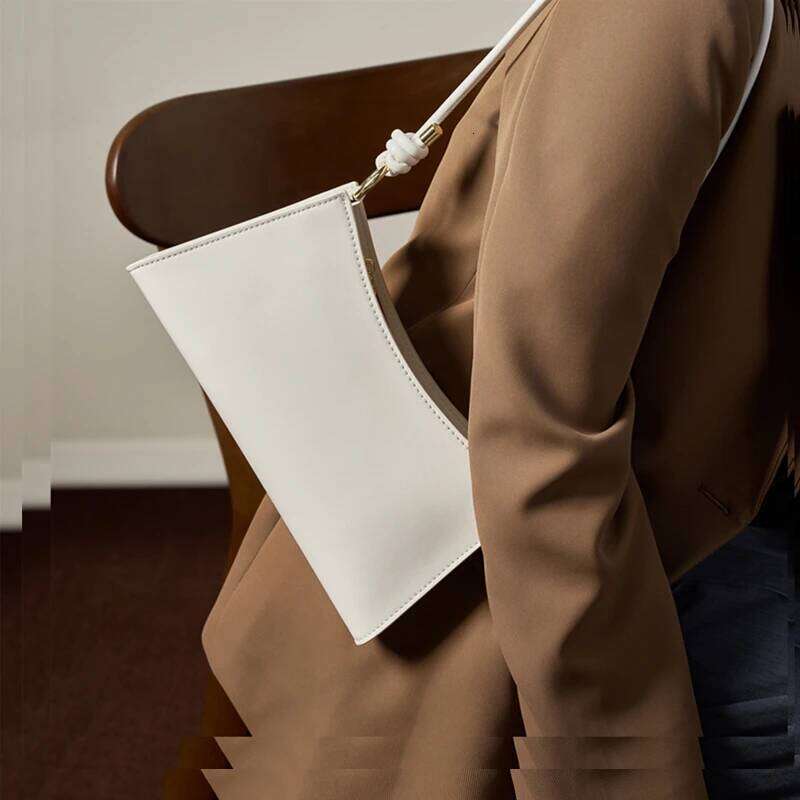 Hifashion Cowhide Genuine Leather Underarm Shoulder Bags For Women 2025 Designer Evening Party Purse Work Ladies Handbags