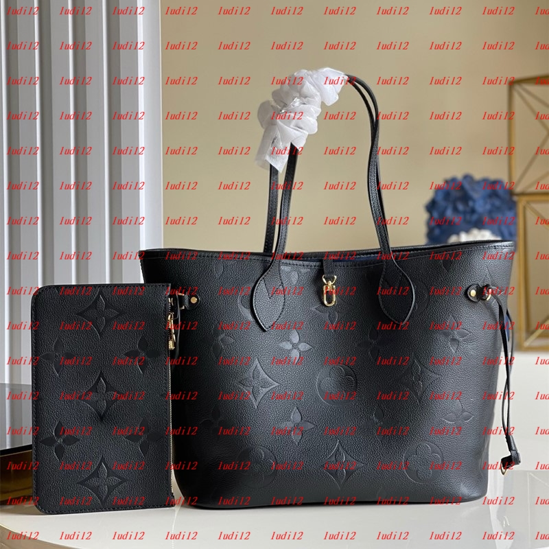 10a High quality neverfulltote MM Designer Bag 2pcs shopping bag Womens crossbody shoulder bag leather mirror quality handbag Luxury bag tote Composite Bag wallet