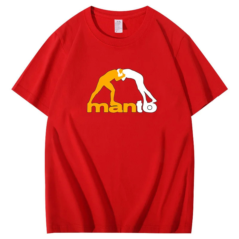 Men's T Shirts Heavyweight Informal Arrival Vintage Manto Gi BJJ Jiu Jitsu Tees Black S-5XL T-shirts Summer Plus Size TEE Shirt