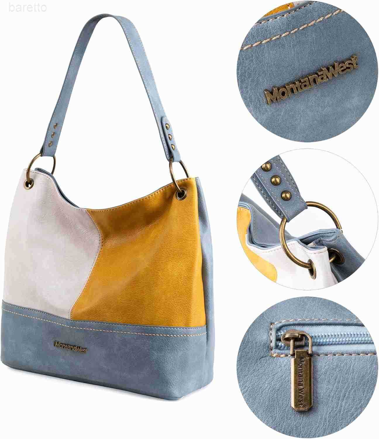 Purses for Women Hobo Shoulder Handbags with Zipper M250903