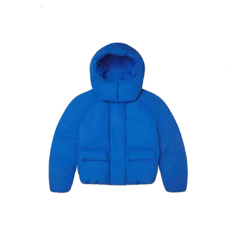 jacket Down jacket (Compatible) Jenna Thickened KHY Same Style Detachable Hood Oversize Jacket Down Cotton