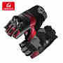 Motorcycle riding gloves made of genuine leather and carbon fiber, designed for protecting the rider in case of accidents. Motorcycle equipment S2593
