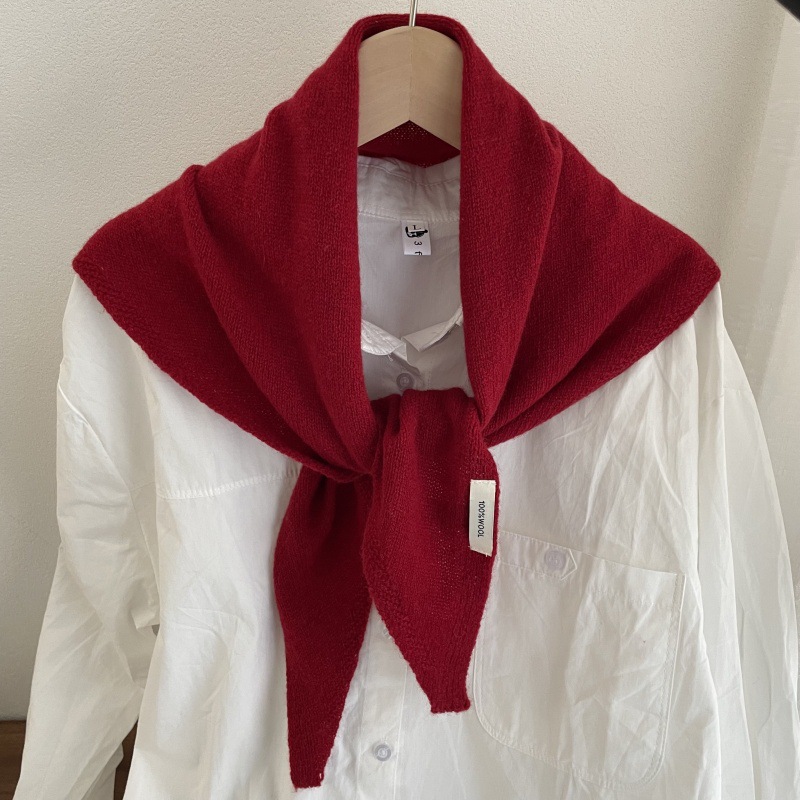 K1795 One thing for many uses! 100% wool scarf shawl dual use women's autumn and winter new warm neck scarf all-match neck protection single item