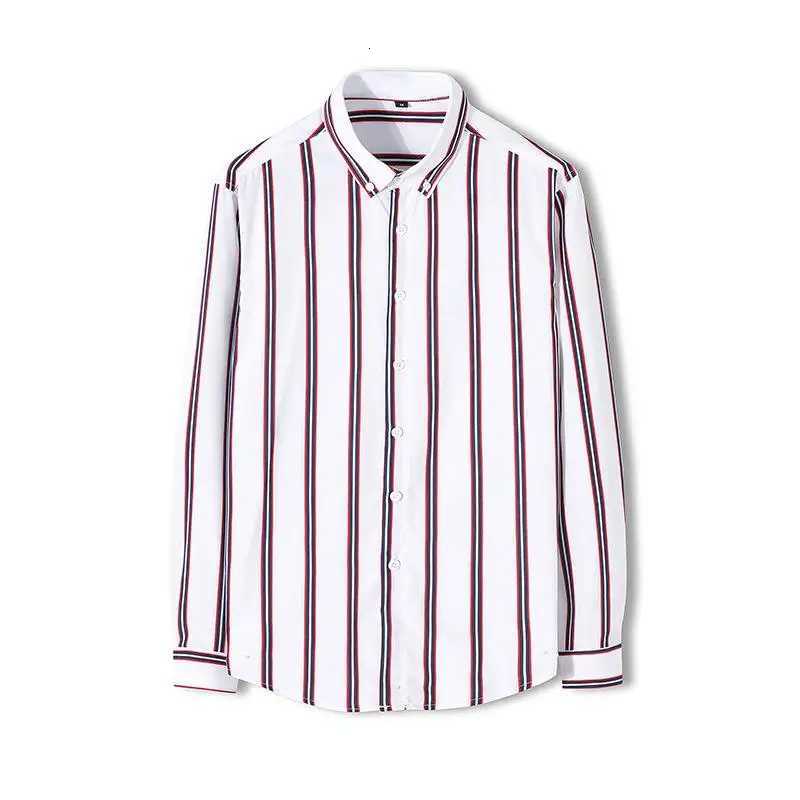 Spring new mens shirt 3d print stripe business print long sleeve casual shirt mens fashion formal lapel button down shirt X250903