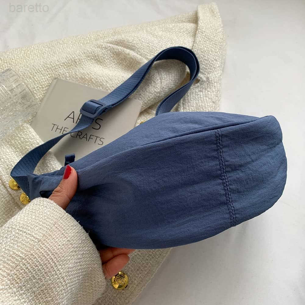 Crescent Womens Nylon Crossbody Hobo Sling Bag Lightweight Small Shoulder Purse M250903