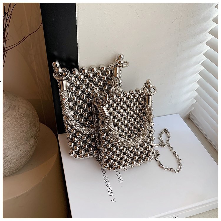 Women s Shoulder Bag Exquisite Bead Weaving Women s Handbag New Fashionable Elegant Fashion Women s Crossbody Bag Autumn New Designer Bag