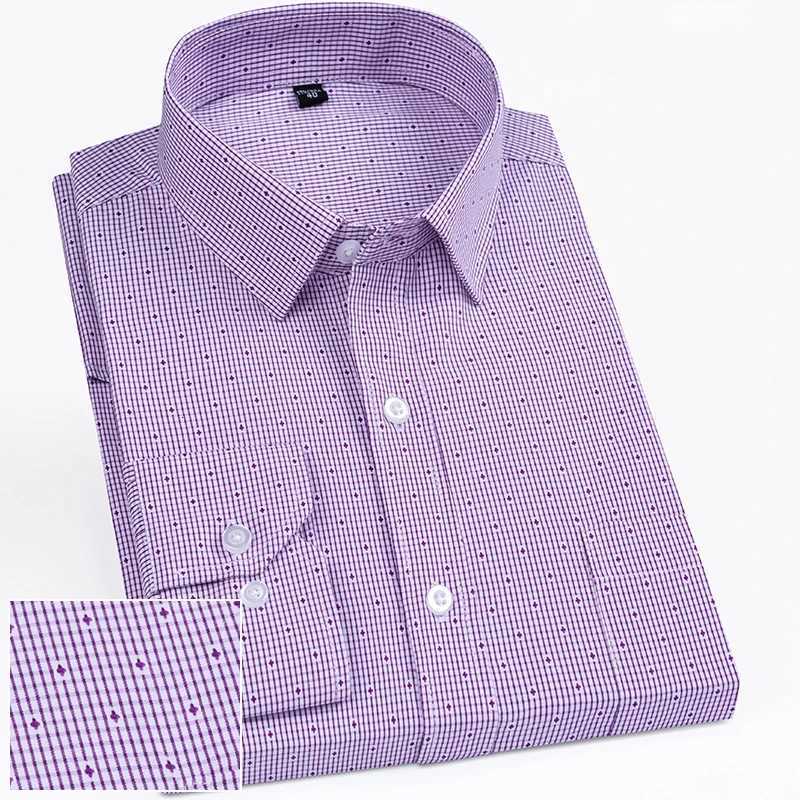 New in shirt elegants cotton longsleeve shirts for men slim fit Casual plain shirt plaid designer tops soft houndstooth clothes X250903