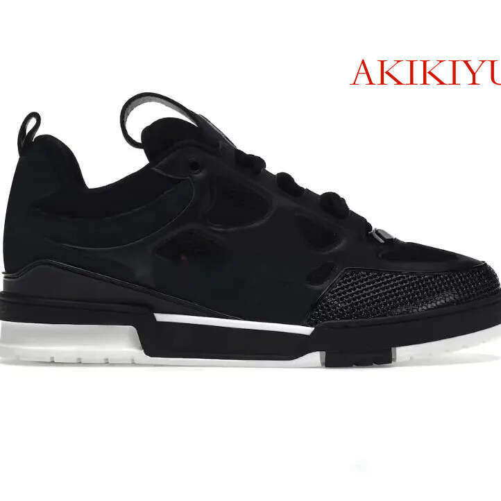 Free shipping top quality man designer sneakers calfskin men fashion travel trainer casual shoes genuine running leather classic dermis skateboard35-4