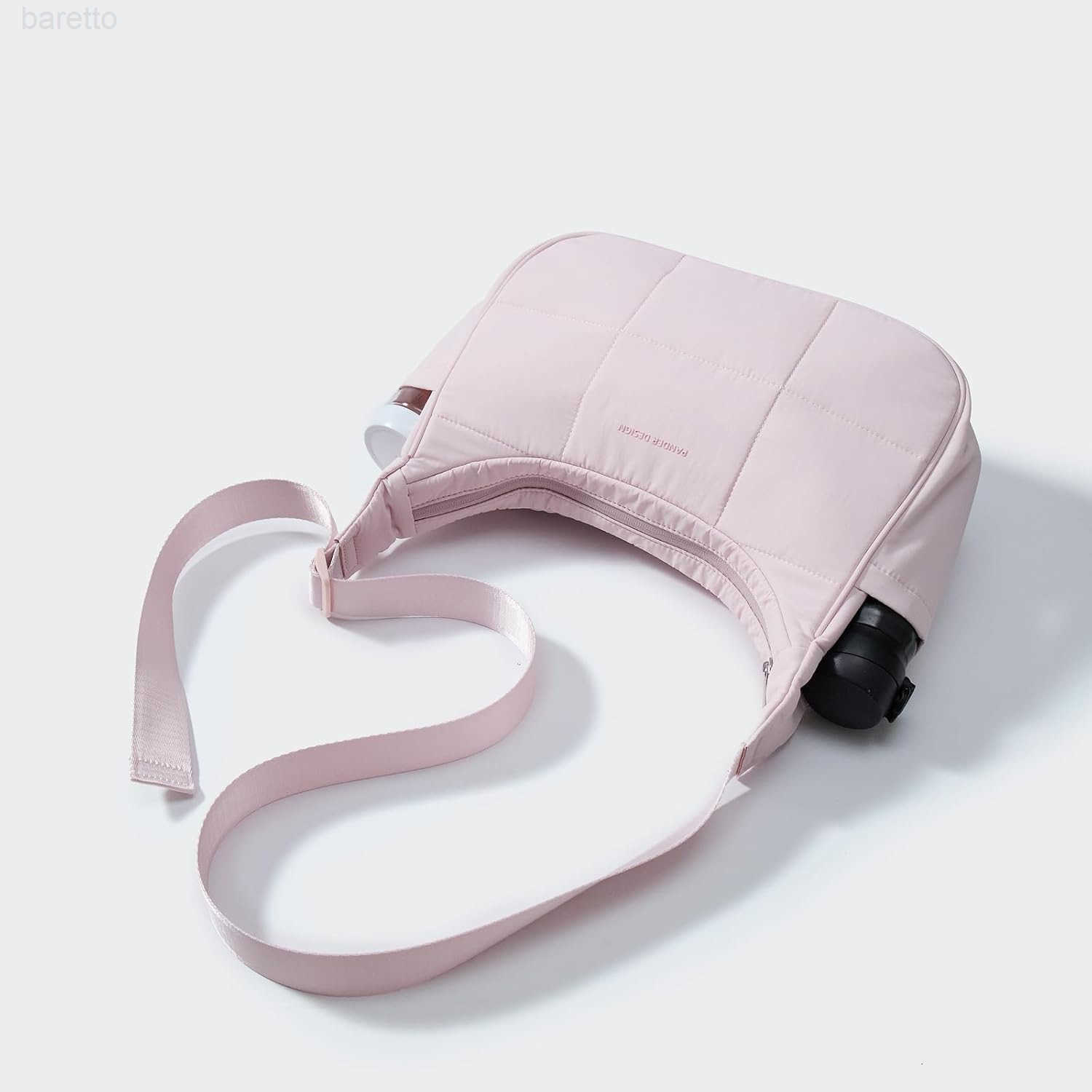 Nylon Crescent Shoulder Bag Medium Sling Crossbody with Adjustable Strap M250903