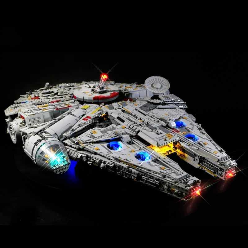 The Large Millennium Ship Falcon Model Building Blocks Bricks With figure Compatible Toys For Kids Adult Birthday GiftsXJ250903