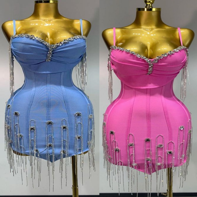 Chic Sheath Cocktail Dress Spaghetti Satin Crystals Tassels Short Mini Graduation Homecoming Dresses For Special Occasions Sweetheart Gowns
