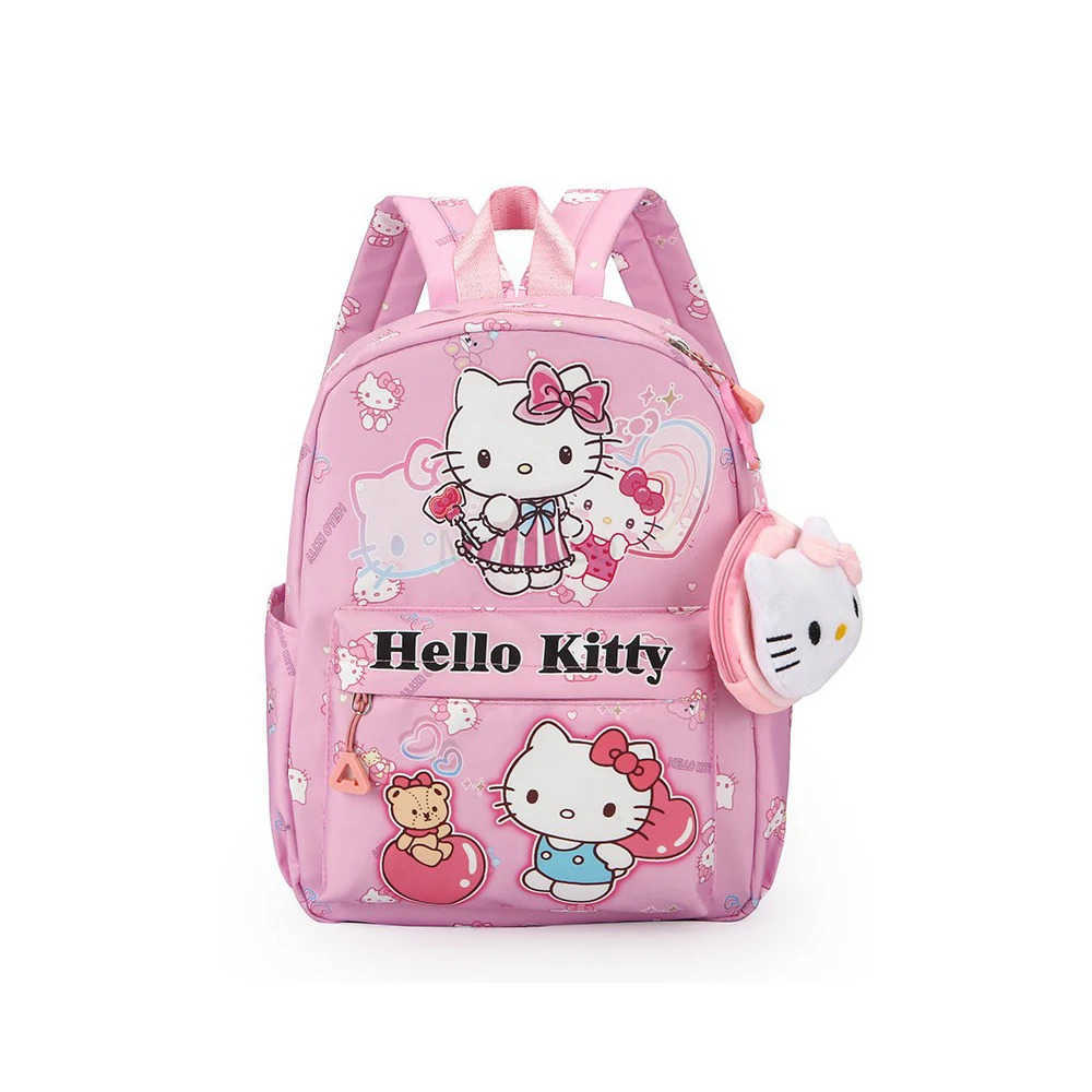 Sanrio Kawaii Cartoon MyMelody Kuromi School Bag Student Stationery Supplies Cute Fashion HelloKitty Children Backpack Girl Gift L250930